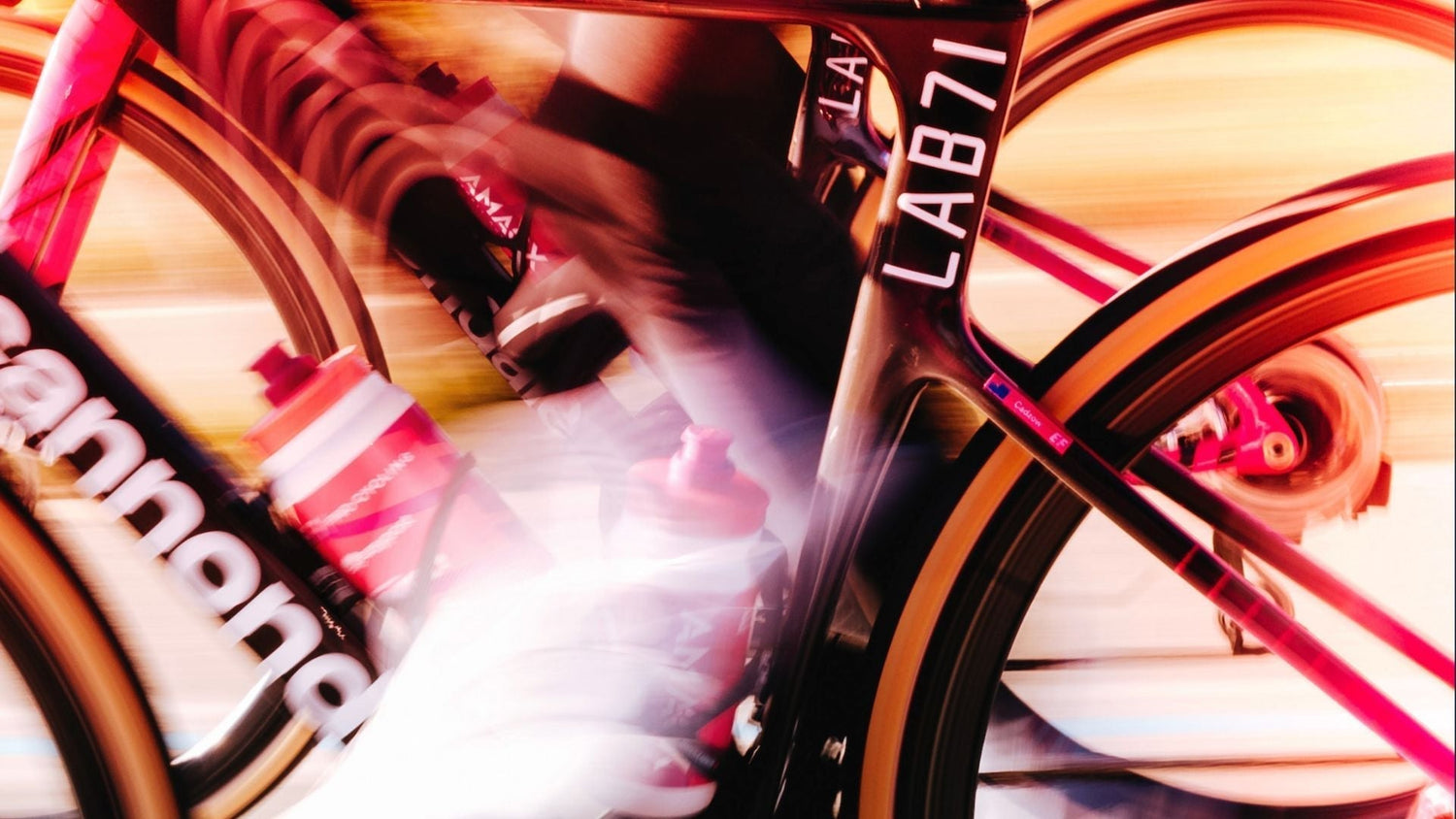 EF Education–EasyPost rider sprinting on the 2026 Cannondale SuperSix EVO Lab71 road bike, highlighting the aero race frame and integrated cockpit design.