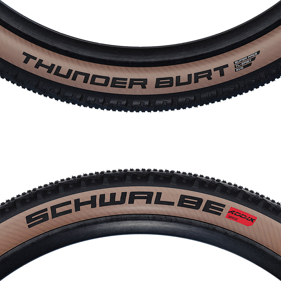 Schwalbe, Thunder Burt, Tire, 29''x2.25, Folding, Tubeless Ready, Addix Speed, Super Ground, TL Easy, Black