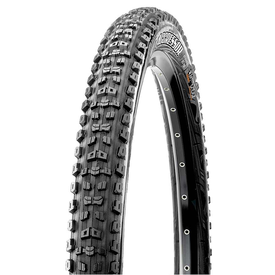 Maxxis, Aggressor, Tire, 27.5''x2.30, Folding, Tubeless Ready, Dual, EXO, 60TPI, Black