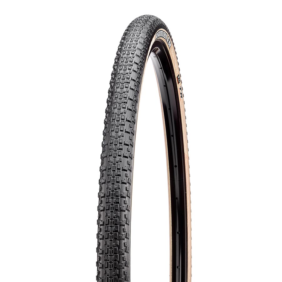 Maxxis, Rambler, Tire, 700x38C, Folding, Tubeless Ready, Dual, EXO, 120TPI, Black