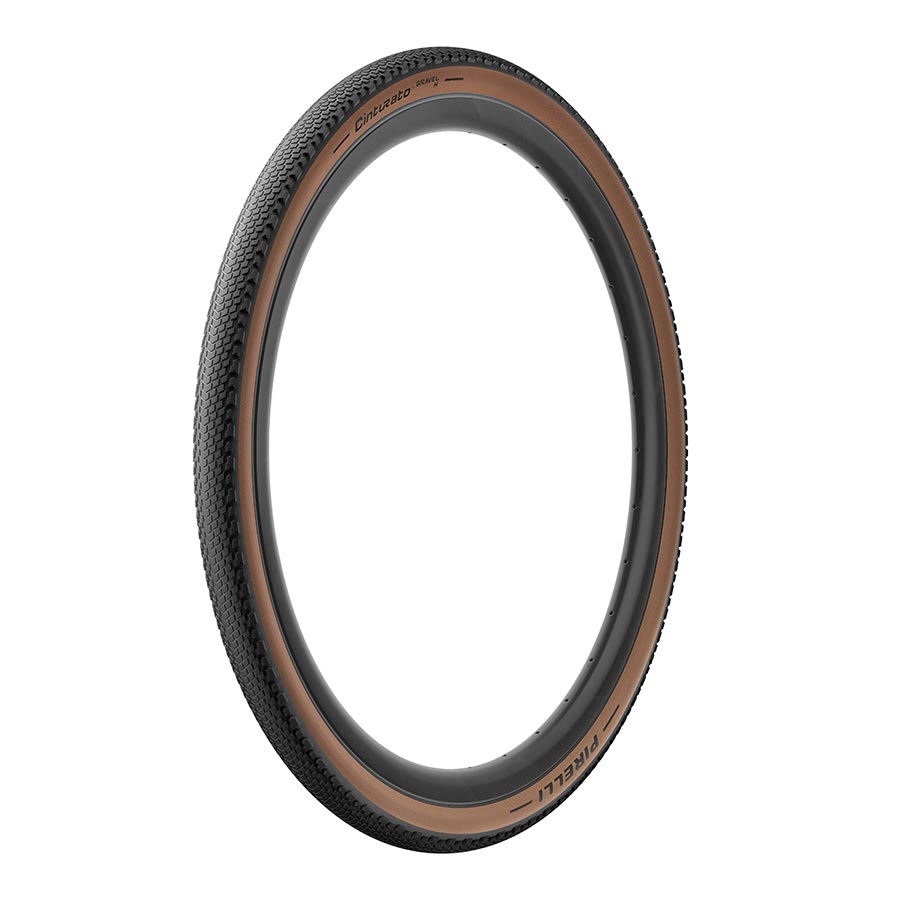 Pirelli, Cinturato Gravel H, Gravel Tire, 700x45C, Folding, Tubeless Ready, SpeedGrip, 127TPI, Tanwall