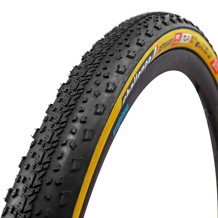 Challenge, GETAWAY Pro TLR, Tire, 700x40C, Folding, Tubeless Ready, Natural, SuperPoly, PPS, 260TPI, Tanwall