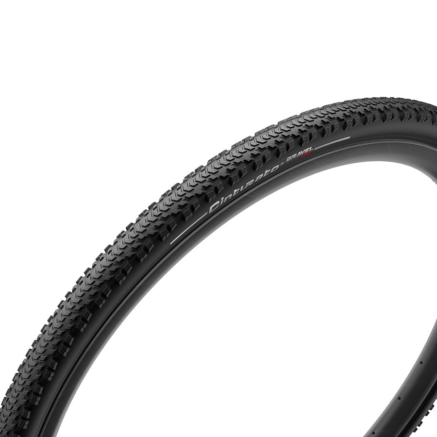 Pirelli, Cinturato GRAVEL RC, Gravel Tire, 700x45C, Folding, Tubeless Ready, SpeedGrip, TechWALL+, 127TPI, Black