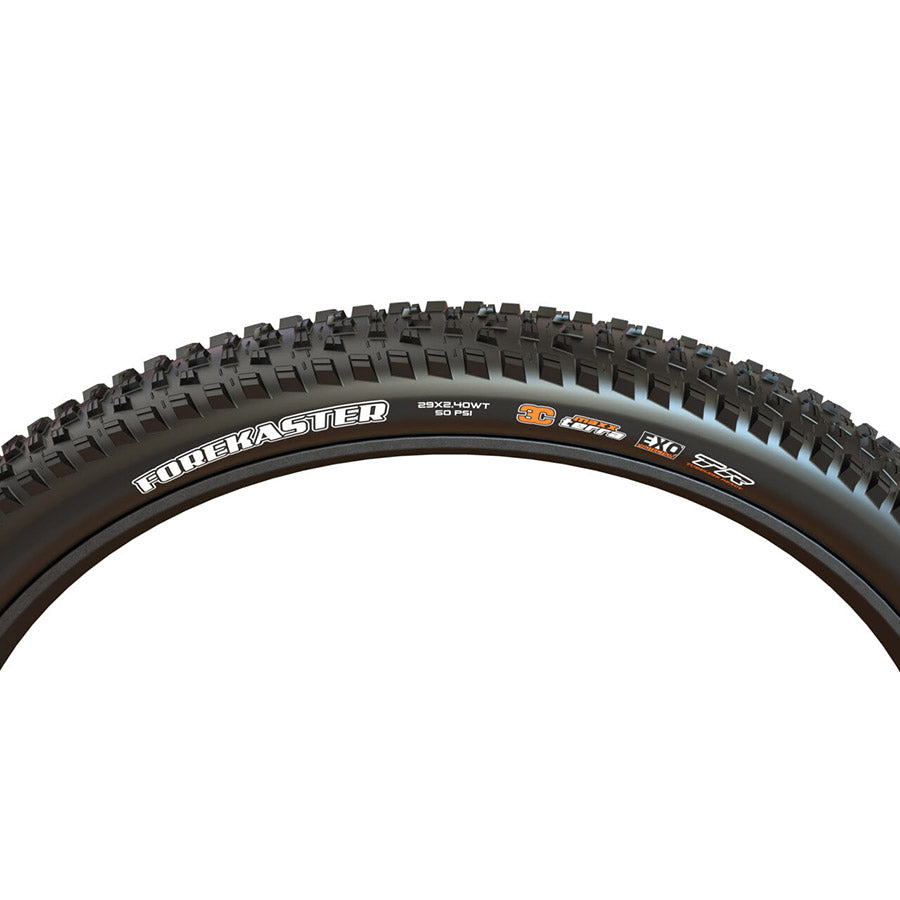 Maxxis, Forekaster, Mountain Tire, 29''x2.40, Folding, Tubeless Ready, 3C Maxx Terra, EXO, Wide Trail, 60TPI, Black