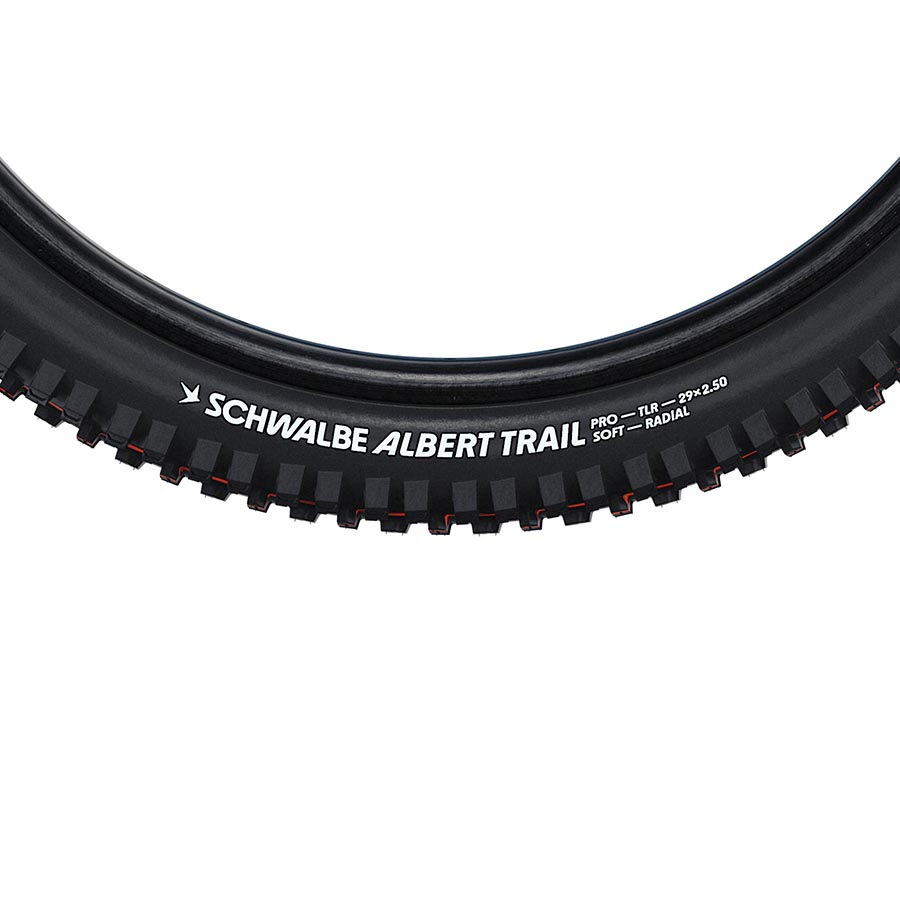 Schwalbe, Albert Gravity Pro, Mountain Tire, 29''x2.50, Folding, Tubeless Ready, Addix Soft, Gravity Pro - Radial, 67TPI, Black