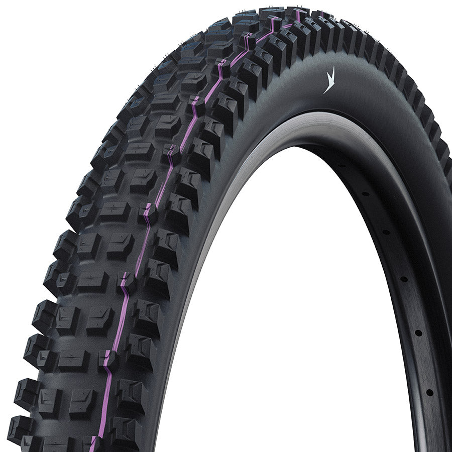 Schwalbe, Albert Gravity Pro, Mountain Tire, 27.5x2.50, Folding, Clincher, Ultra Soft, Radial, 2x67TPI, Black