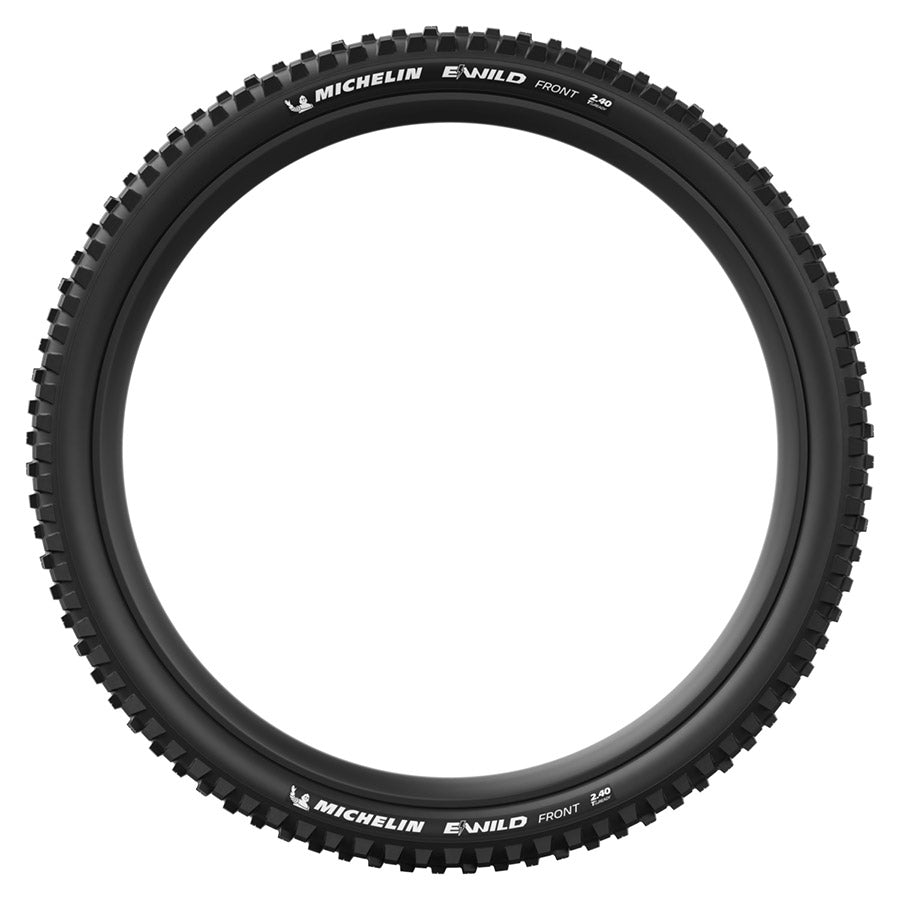 Michelin, E-WILD PERFORMANCE LINE Front, Mountain Tire, 27.5x2.60, Folding, Tubeless Ready, MAGI-X, GUM-X, 2x33, Black