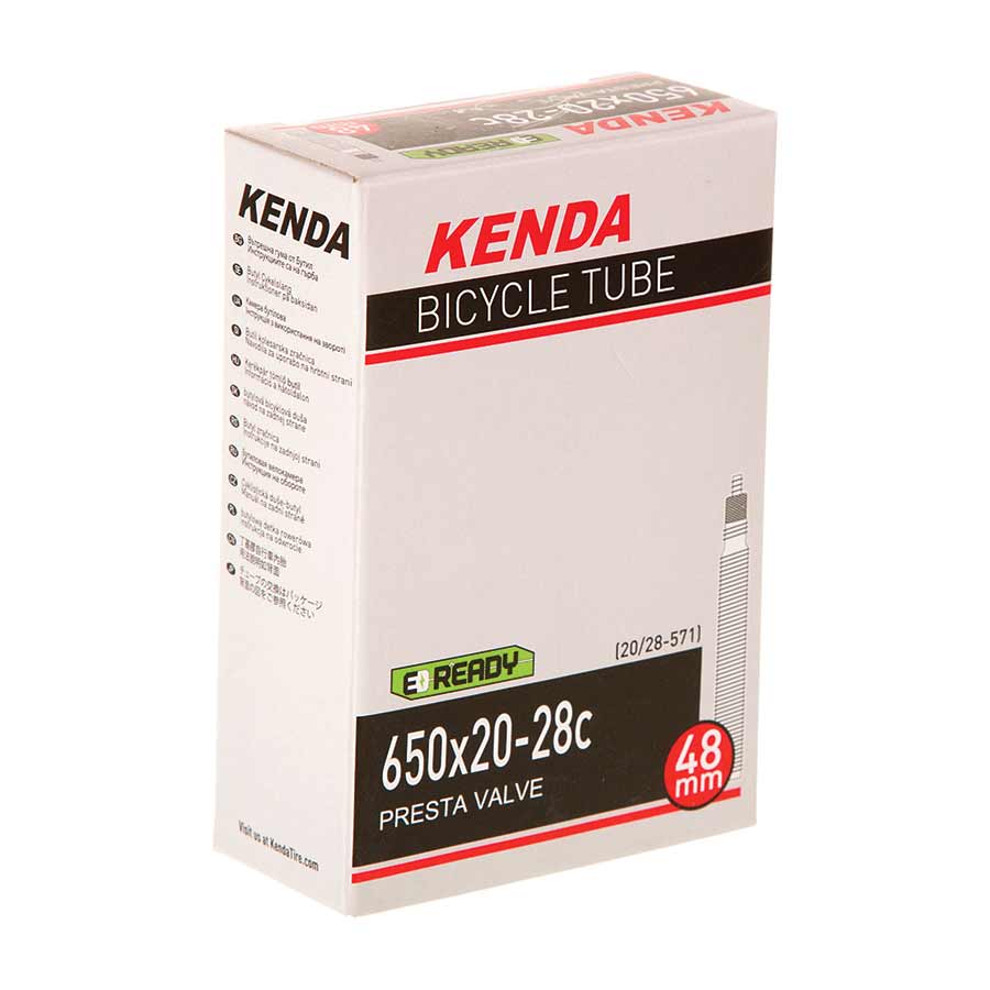 Kenda, Presta-Removable Valve Core, Tube, Presta, Length: 48mm, 26'', 3.50-4.50