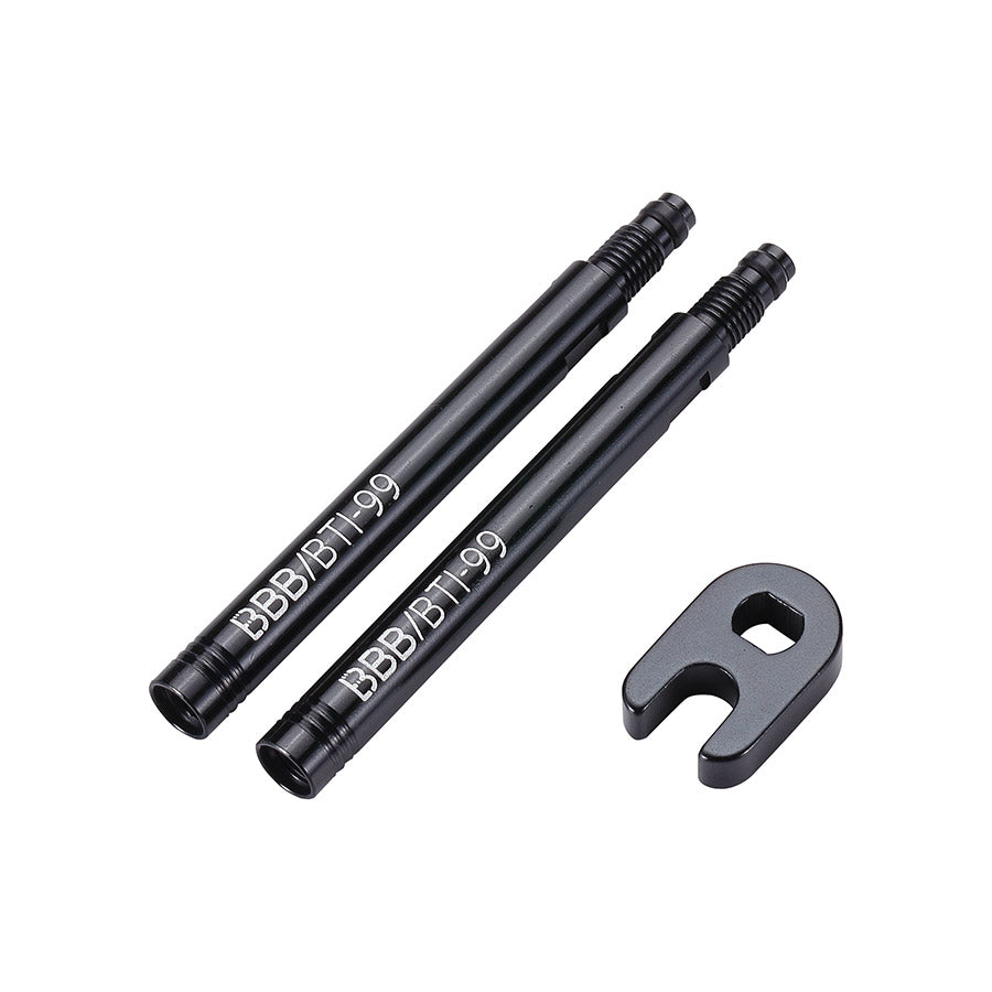 BBB Cycling, BTI-99 ValveExtend, Valve Extender, For Presta valves with removable core, 50mm, Pair