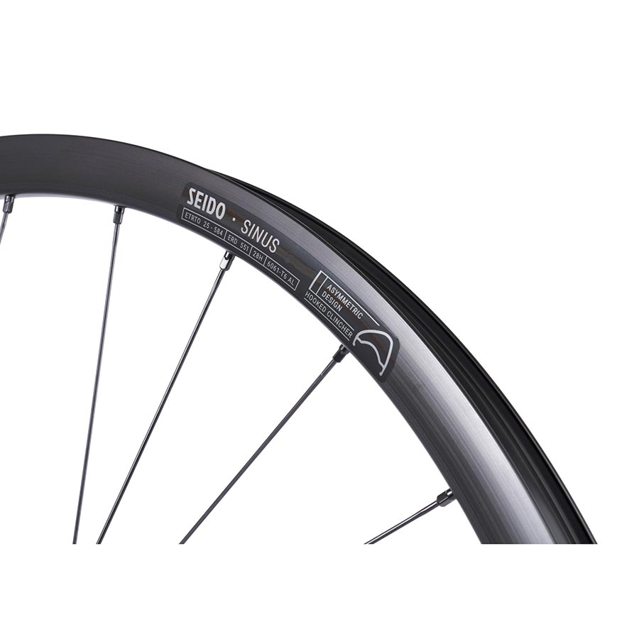 Seido, Sinus, Wheel, Pair, 650B / 584, Holes: 28, 12mm TA, F: 100mm, R: 142mm, Disc Center Lock, Pair