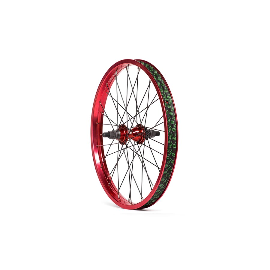 Salt, Everest Cassette, Wheel, Rear, 20'' / 406, Holes: 36, 14mm, 110mm, Rim, BMX Cassette, Red