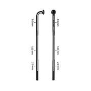 Zipp, Sapim D-Light, Spokes, J-Bend, Black, 280mm, 3pcs