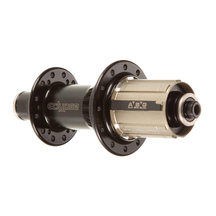 (IU) Eclypse, Novatec, F482SB/A-11S, Road hub, 24H, Rear, 130mm, 10mm axle, QR, Black, 11sp, Cassette
