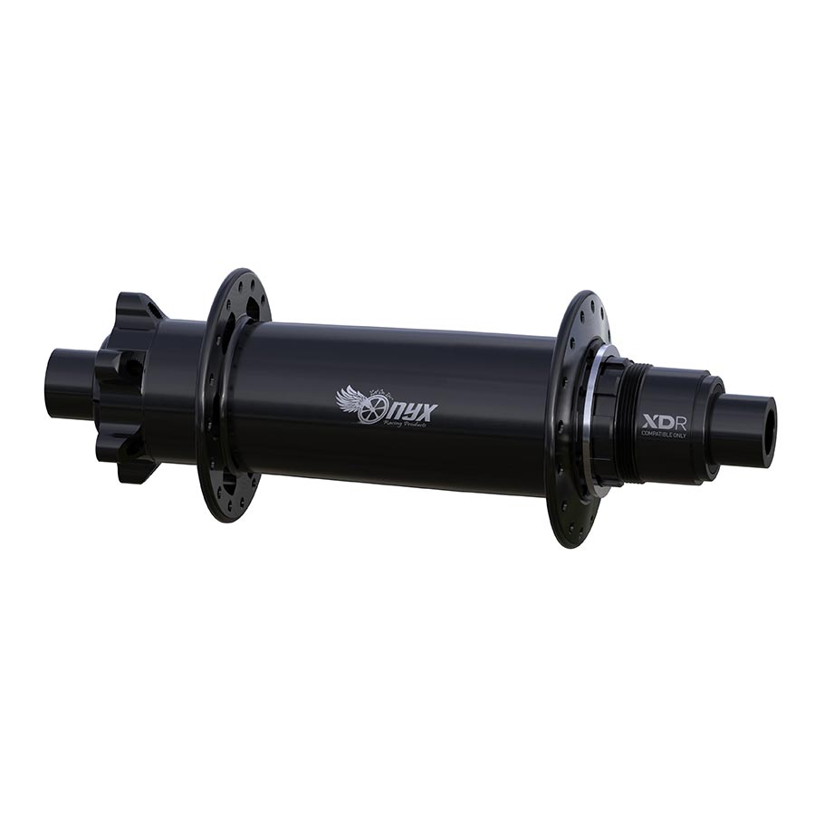 Onyx Racing Products, FAT, Disc Hub, Rear, 32H, 12mm TA, 197mm, SRAM XD-R, Black