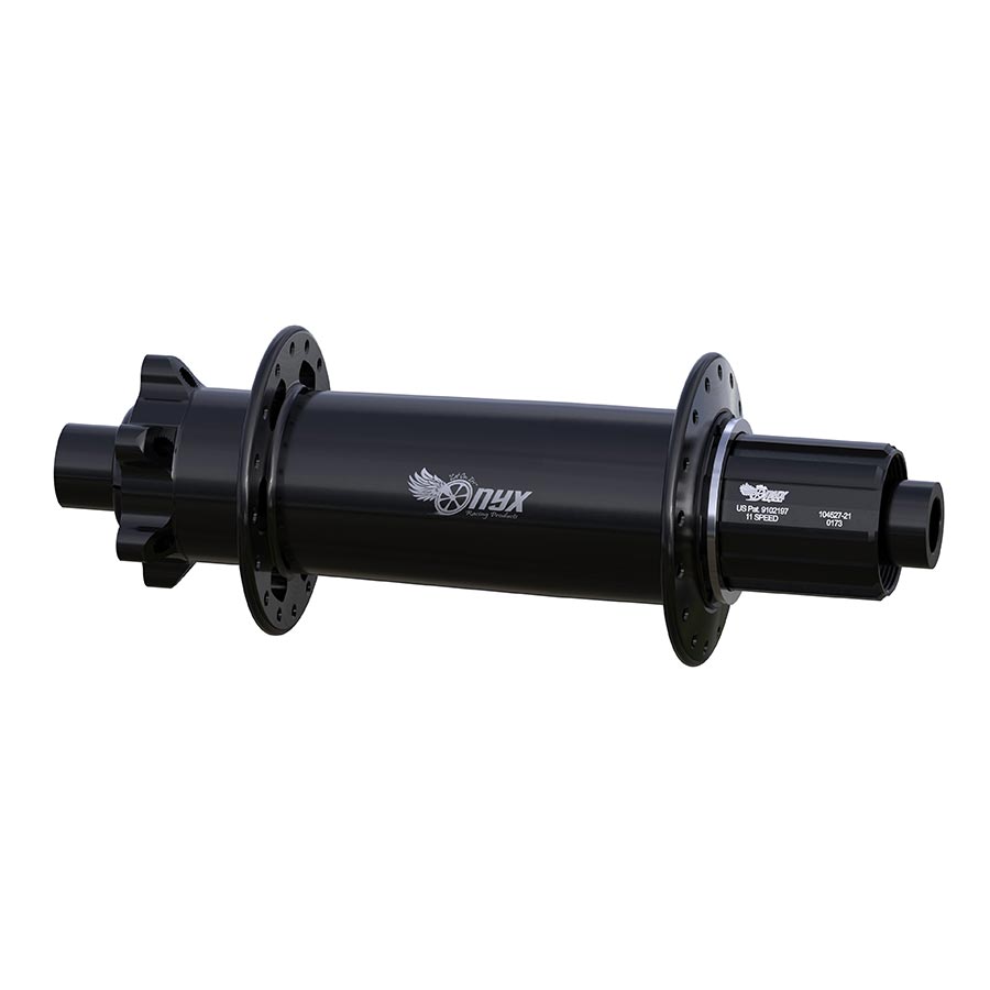 Onyx Racing Products, FAT, Disc Hub, Rear, 32H, 12mm TA, 197mm, SRAM XD-R, Black