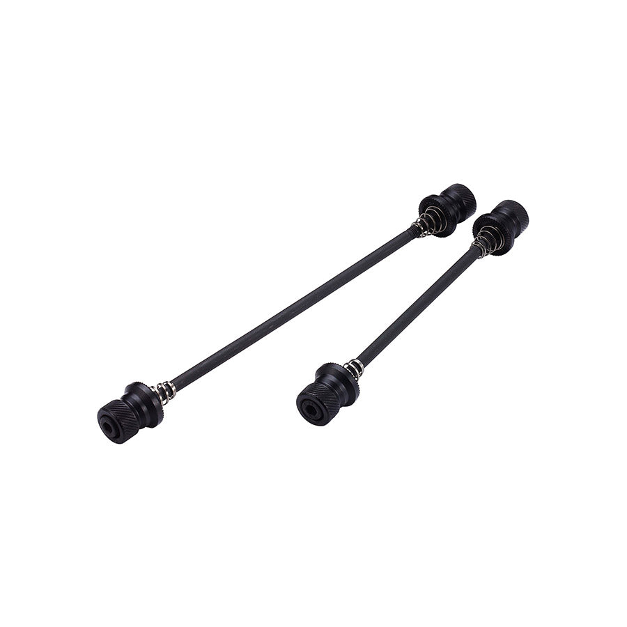 BBB Cycling, BQR-03 WheelFixed, Wheel Skewers, 100/135mm, Black, Pair, Requires 5mm hex wrench