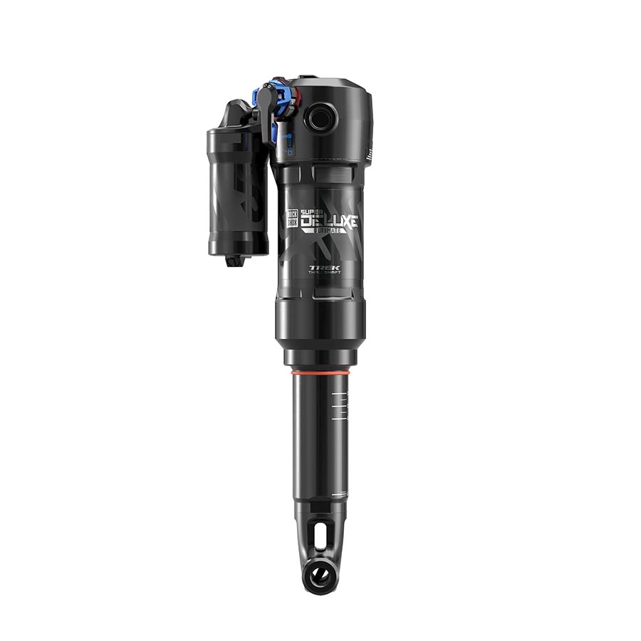 RockShox, Super Deluxe Thru Shaft RCT, Rear shock, 230x62.5, Shaft Eyelet: Trunnion, Body Eyelet: Yoke, 0Neg, Progressive,0Pos, MReb/MComp, 380Lockout, 2021+ Trek Slash