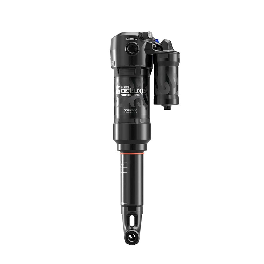 RockShox, Super Deluxe Thru Shaft RCT, Rear shock, 230x62.5, Shaft Eyelet: Trunnion, Body Eyelet: Yoke, 0Neg, Progressive,0Pos, MReb/MComp, 380Lockout, 2021+ Trek Slash