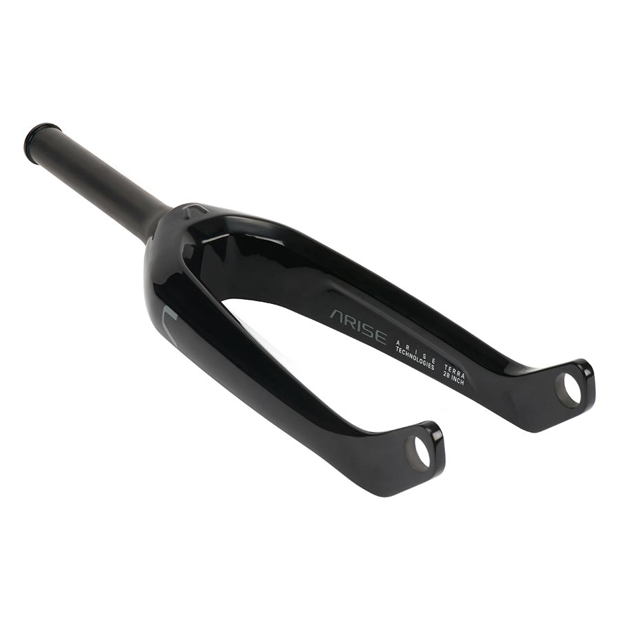 ARISE, Terra Pro, Rigid Fork, 20'', 1-1/8''-1.5'', 20x100mm TA with 10mm adapters, Rake: 32mm, Black