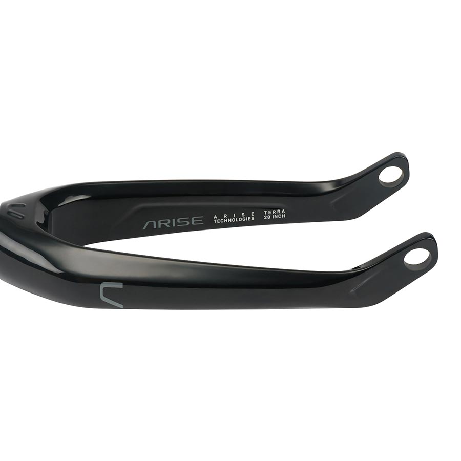 ARISE, Terra Pro, Rigid Fork, 20'', 1-1/8''-1.5'', 20x100mm TA with 10mm adapters, Rake: 32mm, Black