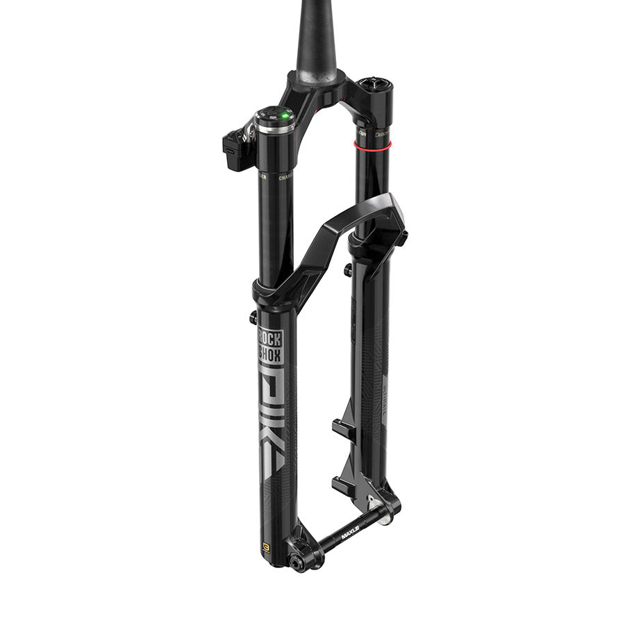 RockShox, Pike Flight Attendant C3, Suspension Fork, 29'', DebonAir+ W/ButterCups, 140mm, 1-1/8''-1.5'', 15x110mm TA, Rake: 44mm, Black, Remote: Sold Separately