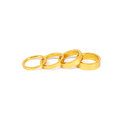 Salt, Headset Spacer, Headset Spacer, 1-1/8'', Height: 3mm/5mm/8mm/10mm, 6061-T6 Aluminum, Gold