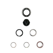 ARISE, Crystal 1-1/8'', Headset, Integrated, Complete, Black