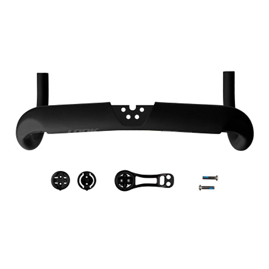 Look, Combo Aero Stealth Mat Glossy, Drop Handlebar, 380mm, Black