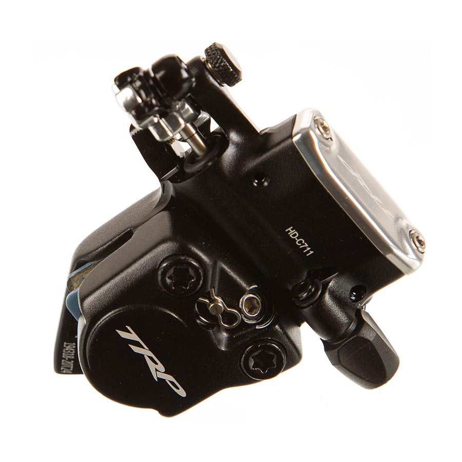 TRP, HY/RD, Road Hydraulic Disc Brake, Front or Rear, Flat mount, 140 or 160mm (not included), 205g, Black