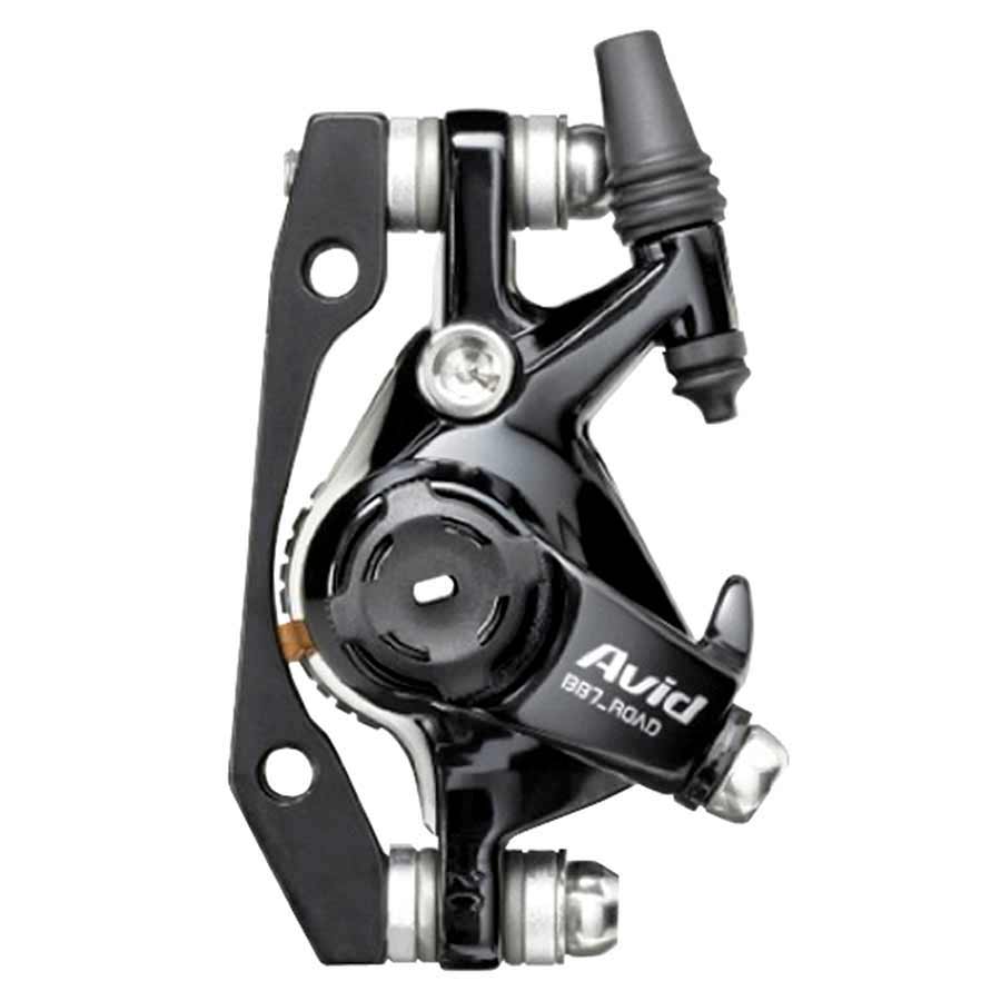 Avid, BB7 Road S, Mechanical disc brake, Black, Front or rear, No rotor, No adapter