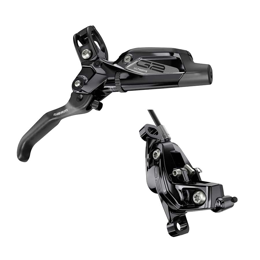 SRAM, G2 Ultimate A2, MTB Hydraulic Disc Brake, Front, Post mount, Disc: Not included, Black
