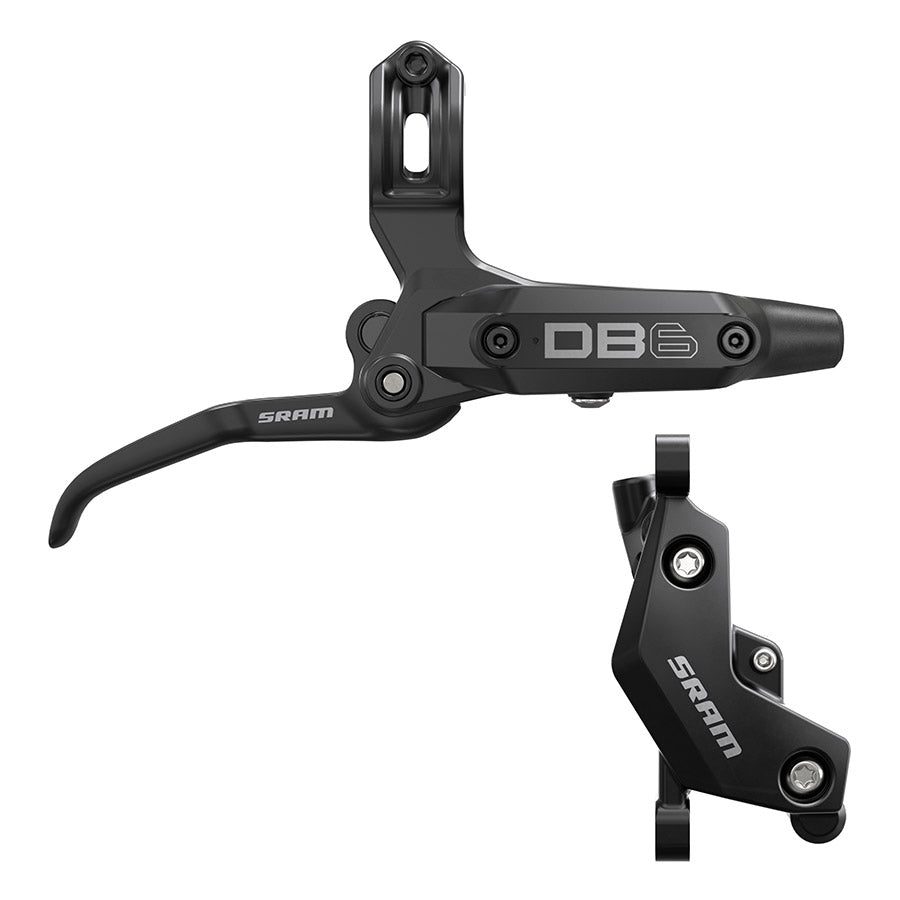 SRAM, DB6 A1, MTB Hydraulic Disc Brake, Right, Post mount, Black