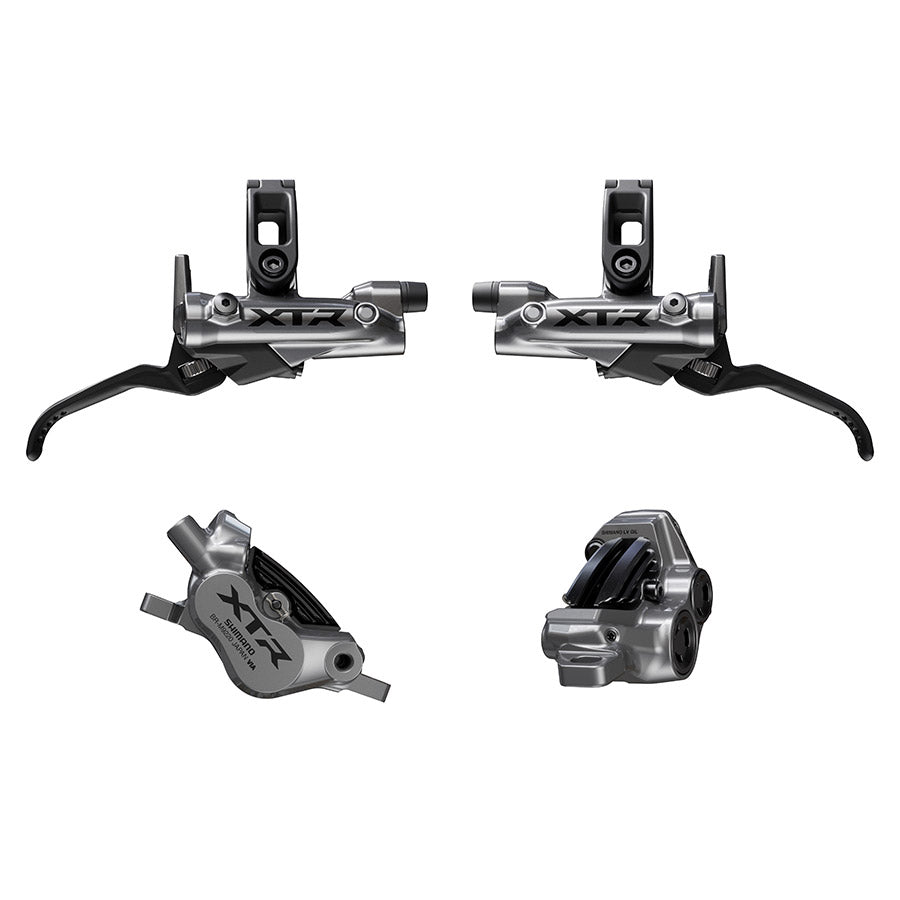 Shimano, XTR BL-M9220 / BR-M9220 Kit, MTB Hydraulic Disc Brake, Front and Rear, Post mount, Disc: Not included, Black, IBRM9220UPGKIT1