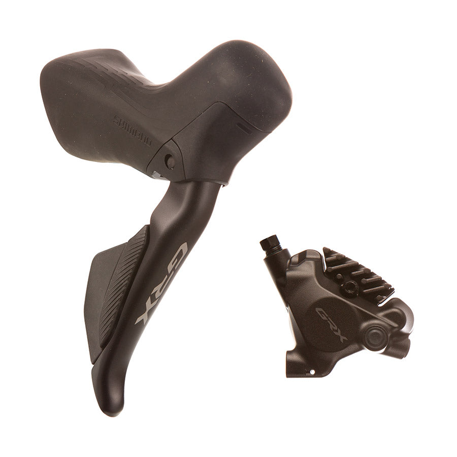 Shimano, GRX ST-RX715 / BR-RX410, Road Hydraulic Disc Brake, Rear, Flat mount, 160mm (not included), Black, IRX7153DRRDSC170A