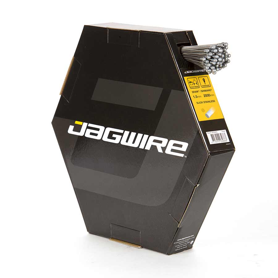 Jagwire, Slick, Brake cables, MTB, Stainless, 1.5mm, 2000mm, Box of 100