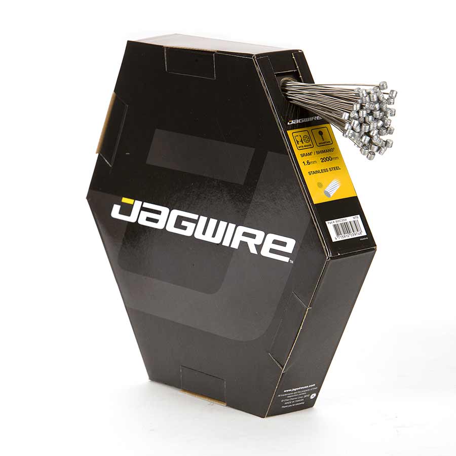 Jagwire, Brake cables, Basics, MTB, Stainless, 1.5mm, 2000mm, Box of 100