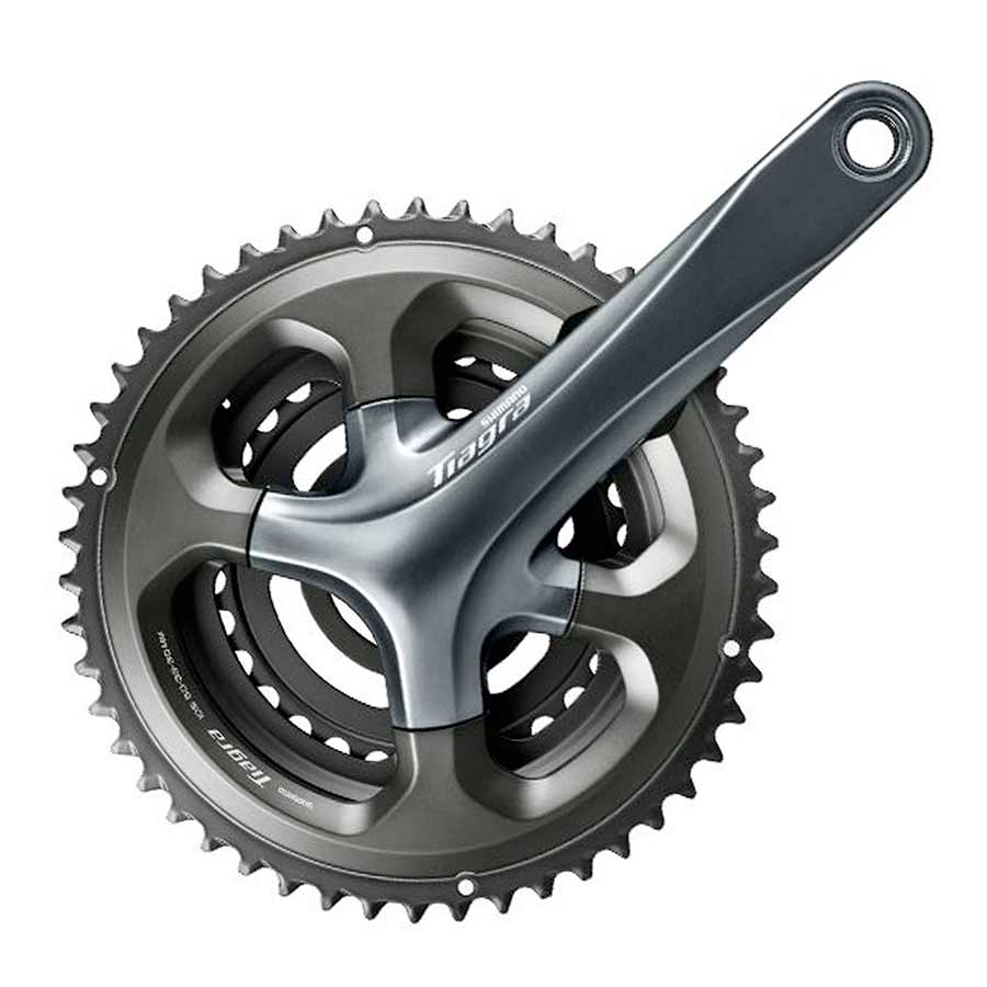 Shimano, Tiagra FC-4700, Crankset, 10 sp., 170mm, 34/50T, BCD:110, H2, 68mm, 43.5mm, Grey