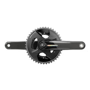 SRAM, Force D2 2x Wide, Power Meter Crankset, Speed: 12, Spindle: 28.99mm, BCD: Direct Mount, 43/30, DUB, 172.5mm, Black, Road Disc