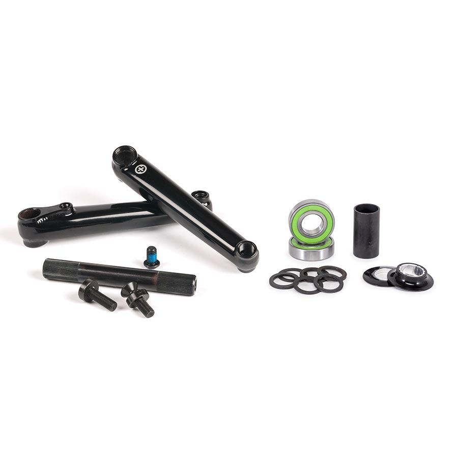 Salt Plus, Metron48, Crankset, Spindle: 19mm, 19mm, 175mm, Black, BMX, Set