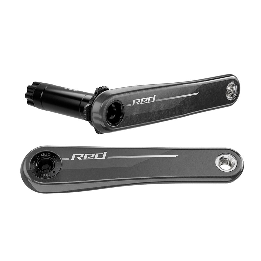 SRAM, Red Wide E1, Crank Arm, 150mm, DUB, BCD: Direct Mount SRAM 8 Bolt, Black