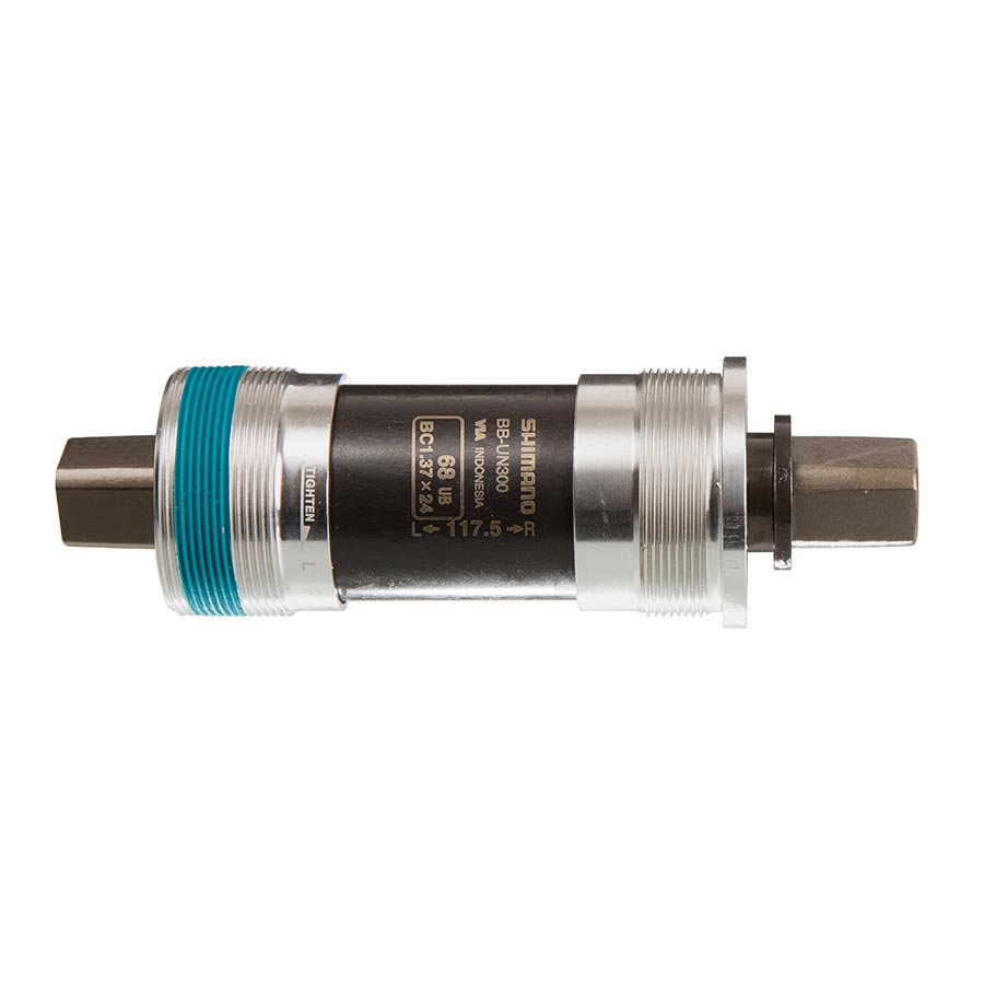Shimano, BB-UN300 LL113, Square Taper BB, British, 68mm, : 113mm, Silver