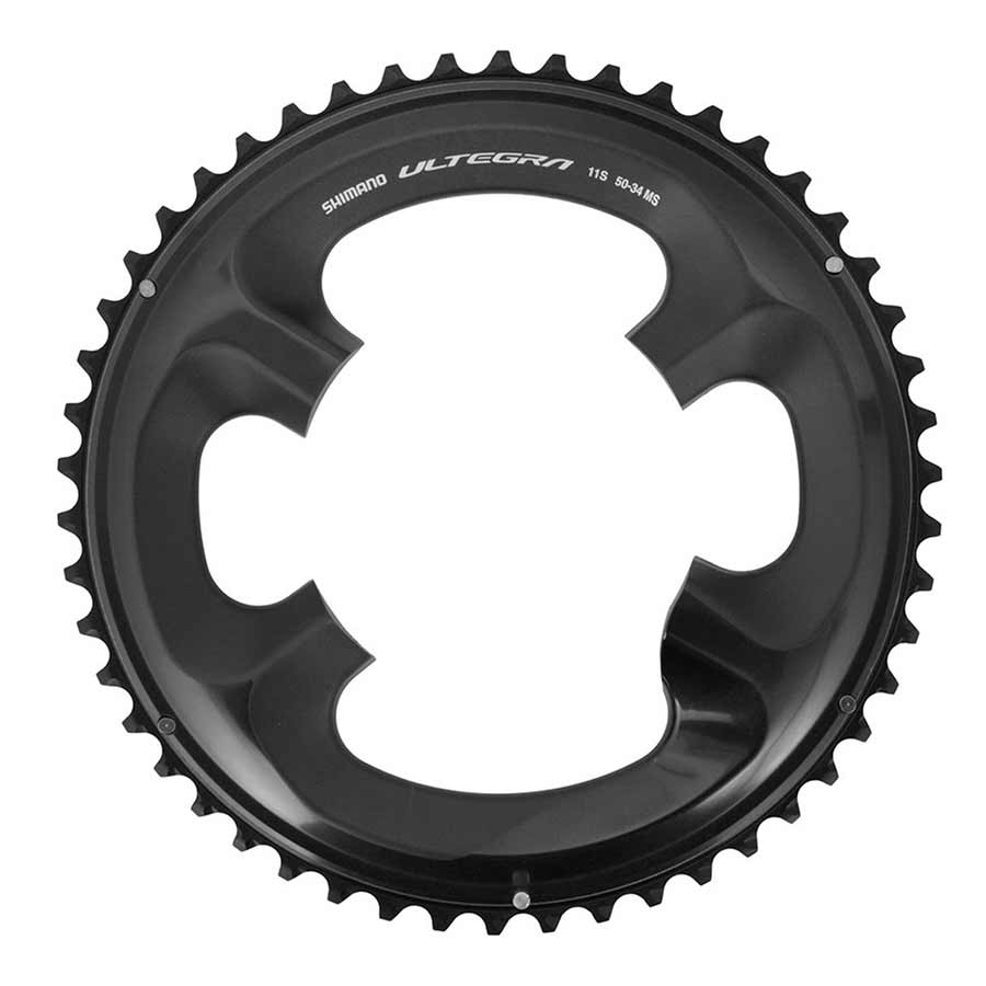 Shimano, Ultegra FC-R8000, Chainring, Teeth: 34, Speed: 11, BCD: 110, Bolts: 4, Inner, Aluminum, Grey, Y1W834000