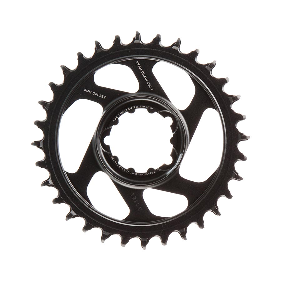 SRAM, Eagle, Chainring, Teeth: 30, Speed: 11/12, BCD: Direct Mount, Aluminum, Grey, -4mm