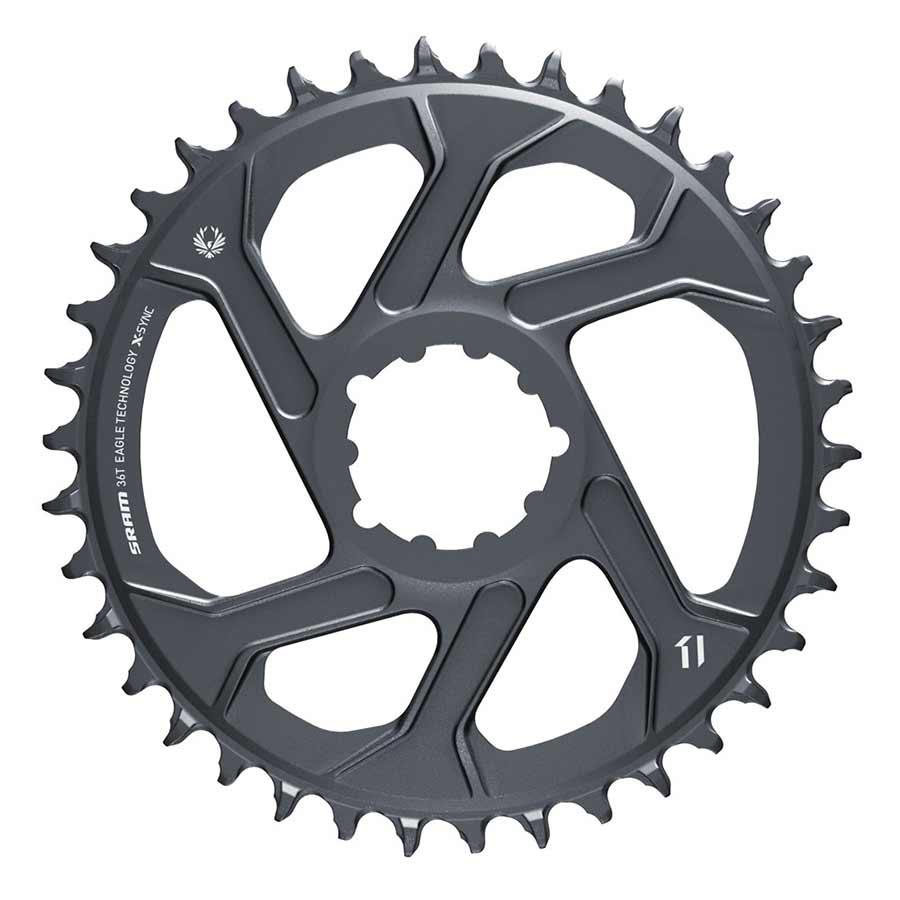 SRAM, Eagle, Chainring, Teeth: 30, Speed: 11/12, BCD: Direct Mount, Aluminum, Grey, -4mm