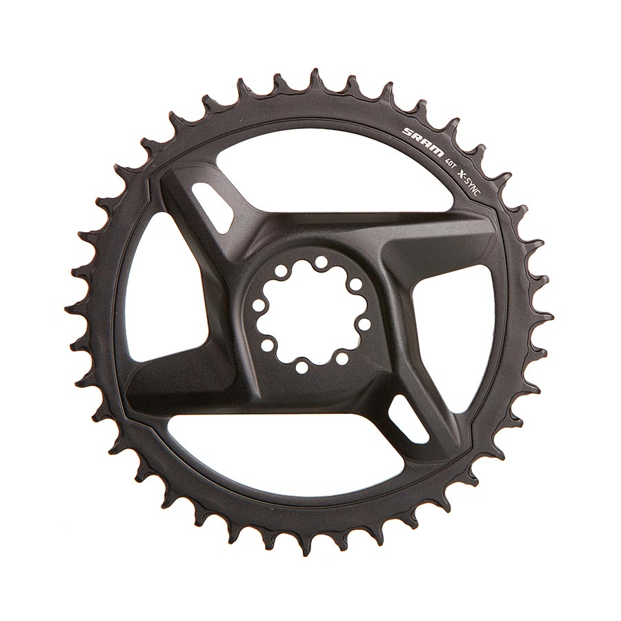 SRAM, Rival D1 DM, Chainring, Teeth: 38, Speed: 12, BCD: Direct Mount, Aluminum, Black
