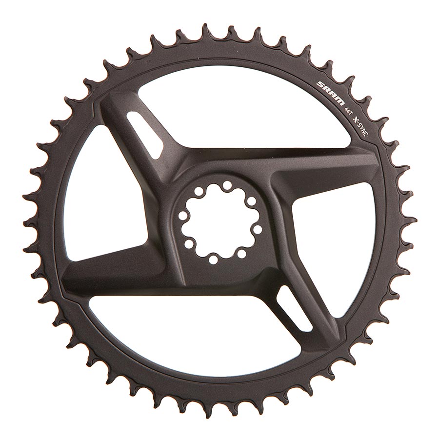 SRAM, Rival D1 DM, Chainring, Teeth: 38, Speed: 12, BCD: Direct Mount, Aluminum, Black