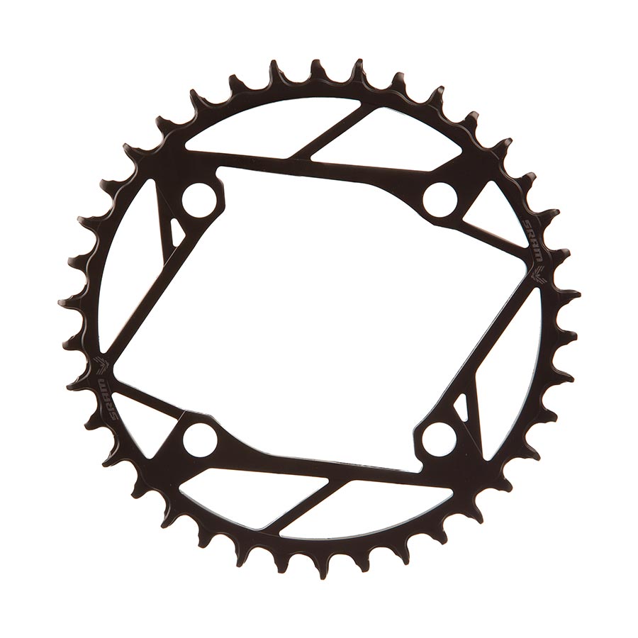 SRAM, Eagle T-Type E-MTB, Chainring, Teeth: 34, Speed: 12, BCD: 104, Bolts: 4, Steel, Black