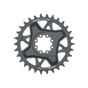 SRAM, GX Eagle T-Type DM, Chainring, Teeth: 30, Speed: 12, BCD: Direct Mount SRAM 8 Bolt, Aluminum, Grey