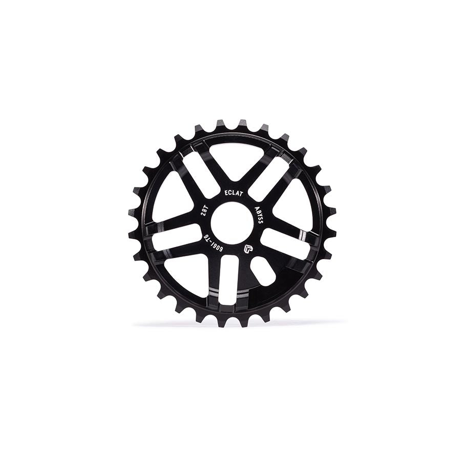 Eclat, Abyss, Chainring, Teeth: 25, 6061-T6 Aluminum, Silver