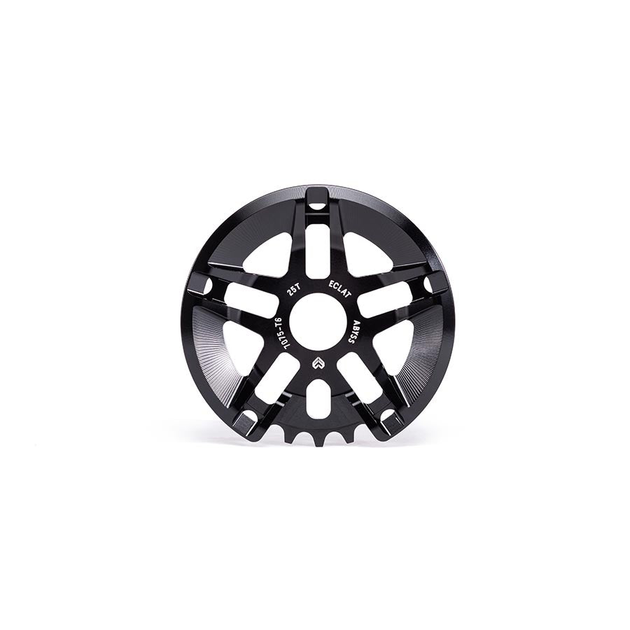 Eclat, Abyss Guard, Chainring, Teeth: 25, 7075-T6 Aluminum, Black